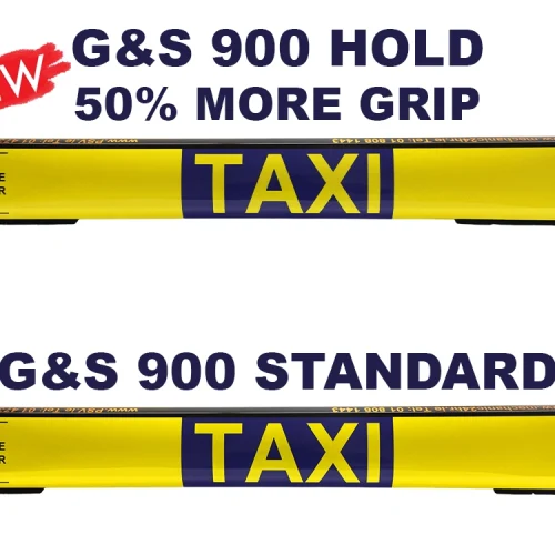 G&S 900 HOLD taxi roof sign with 2 extra magnets and 50% more grip