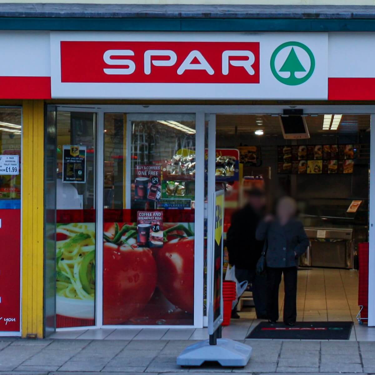 shop signage spar