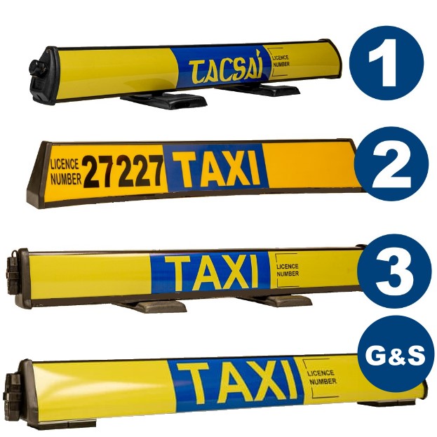 taxi roofsigns refurbished
