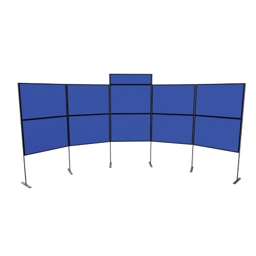 10 Panel and Pole Display Board Kit  900mm x 600mm Baseline
