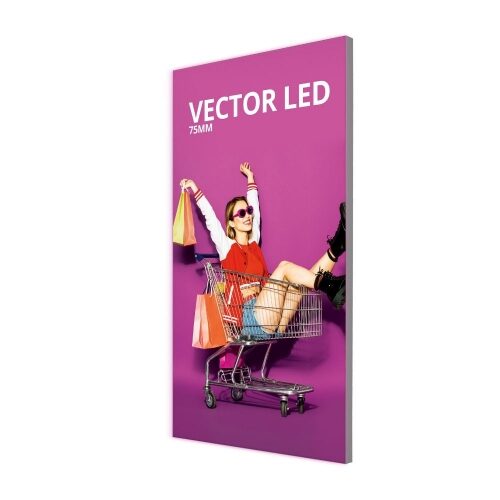 75mm Vector LED Wall Mounted Lightbox  75mm Wall Mounted Lightbox 2000 x 1000