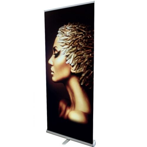 Brushed Silver Roll-Up Stand 1+ units