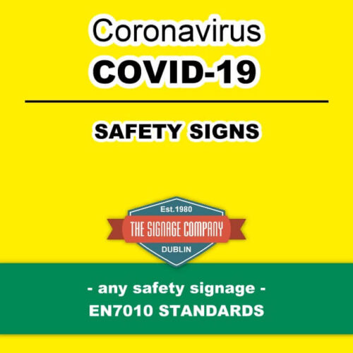 Caution Quarantine Area Sign Dublin COVD-19 Signage