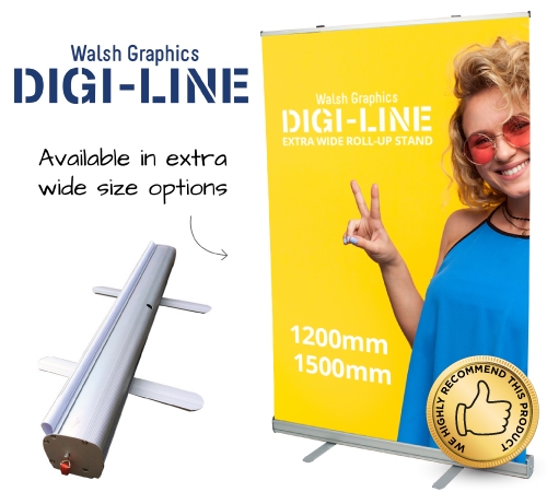 DIGI-LINE Hive 1200mm Roll-Up Stand Each