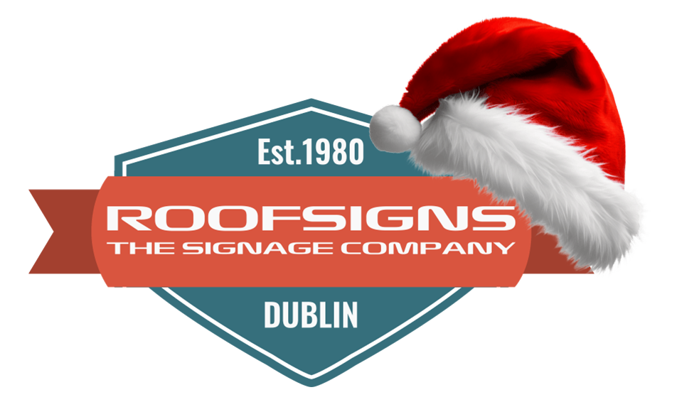 roofsigns the signage company Christmas logo